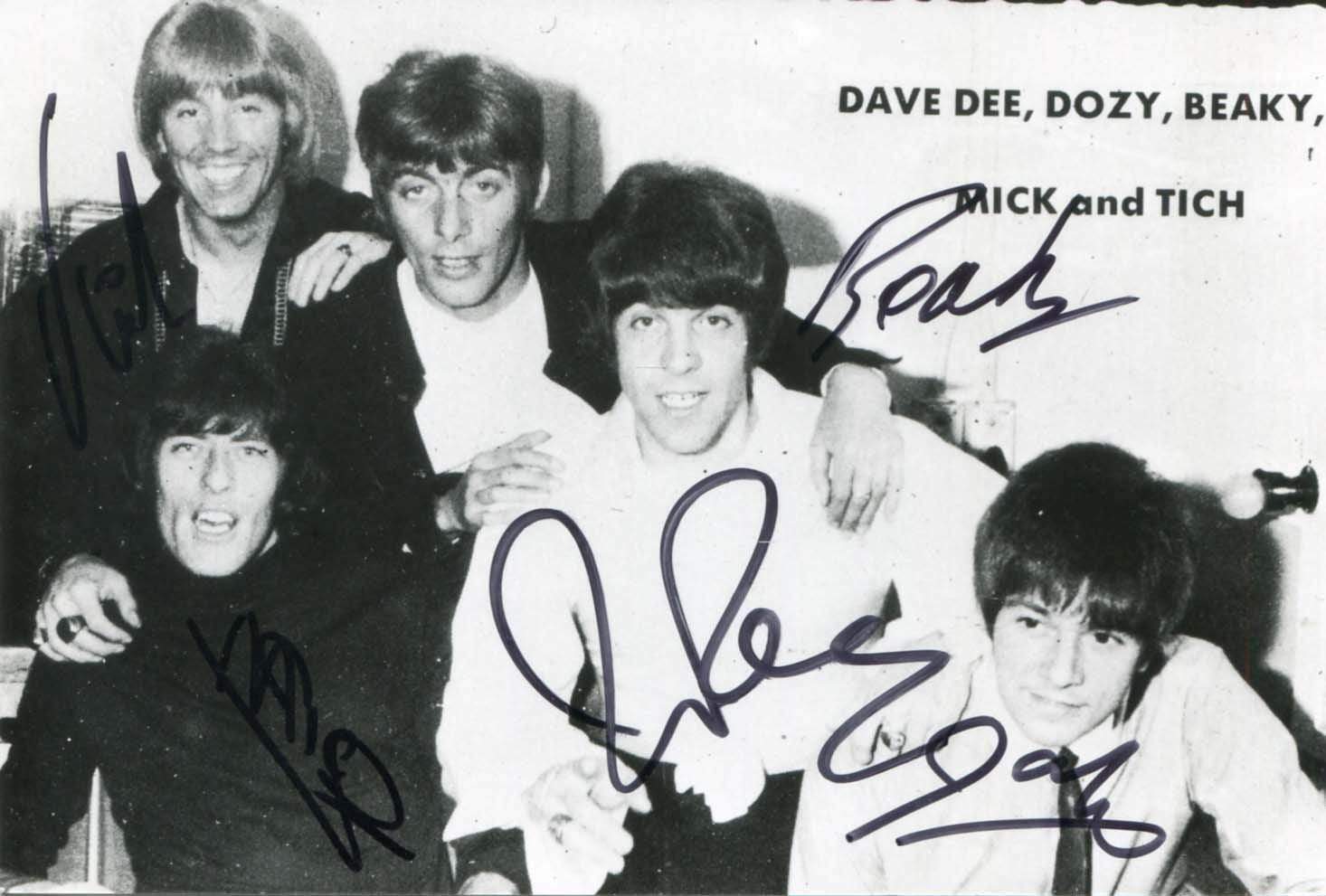 Dave Dee, Dozy, Beaky, Mick & Tich autograph, signed Photo Poster painting