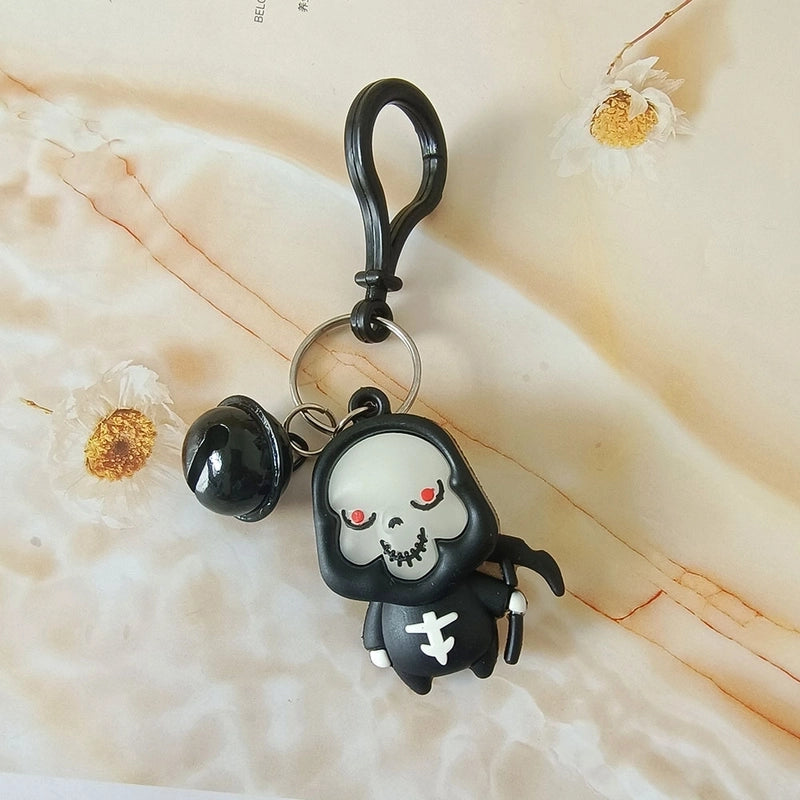 Cartoon Style Cool Style Pumpkin Bat Ghost Silica Gel Halloween Women’s Bag Pendant Keychain