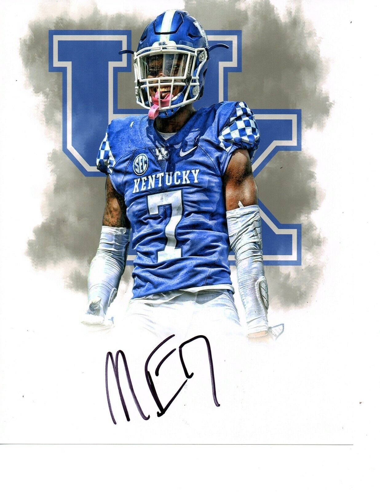 Mike Edwards Kentucky Wildcats signed autographed 8x10 football Photo Poster painting!