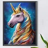 5D diy volle runde bohrer diamant malerei einhorn kit heim dekoration (w2188)