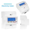 Din Rail 3 Phase 4 Wire Energy Meter AC 380V 100A 50/60Hz Wattmeter KWh Meter