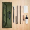 12pcs/Set Gun Cleaning Kit Pistol Cleaner Rifle Brushes Set for .22LR .223 .257