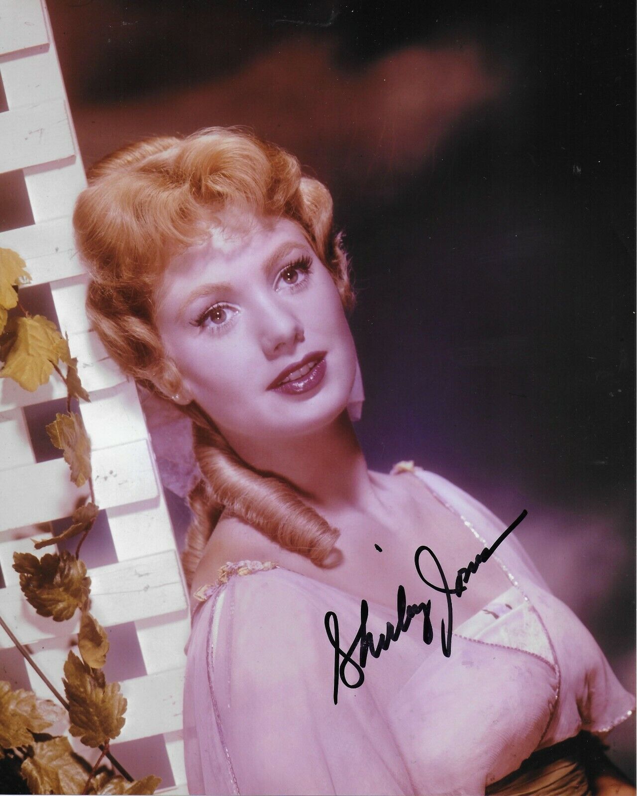 Shirley Jones Music Man Original Autographed 8x10 Photo Poster painting #3