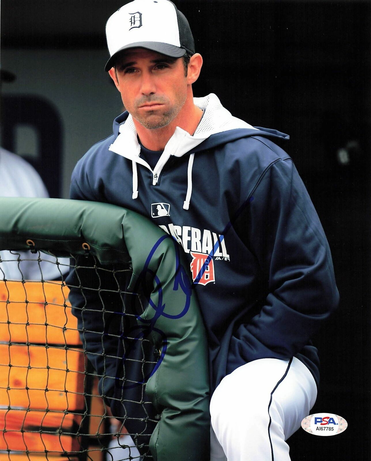 Brad Ausmus signed 8x10 Photo Poster painting PSA/DNA Detroit Tigers Autographed