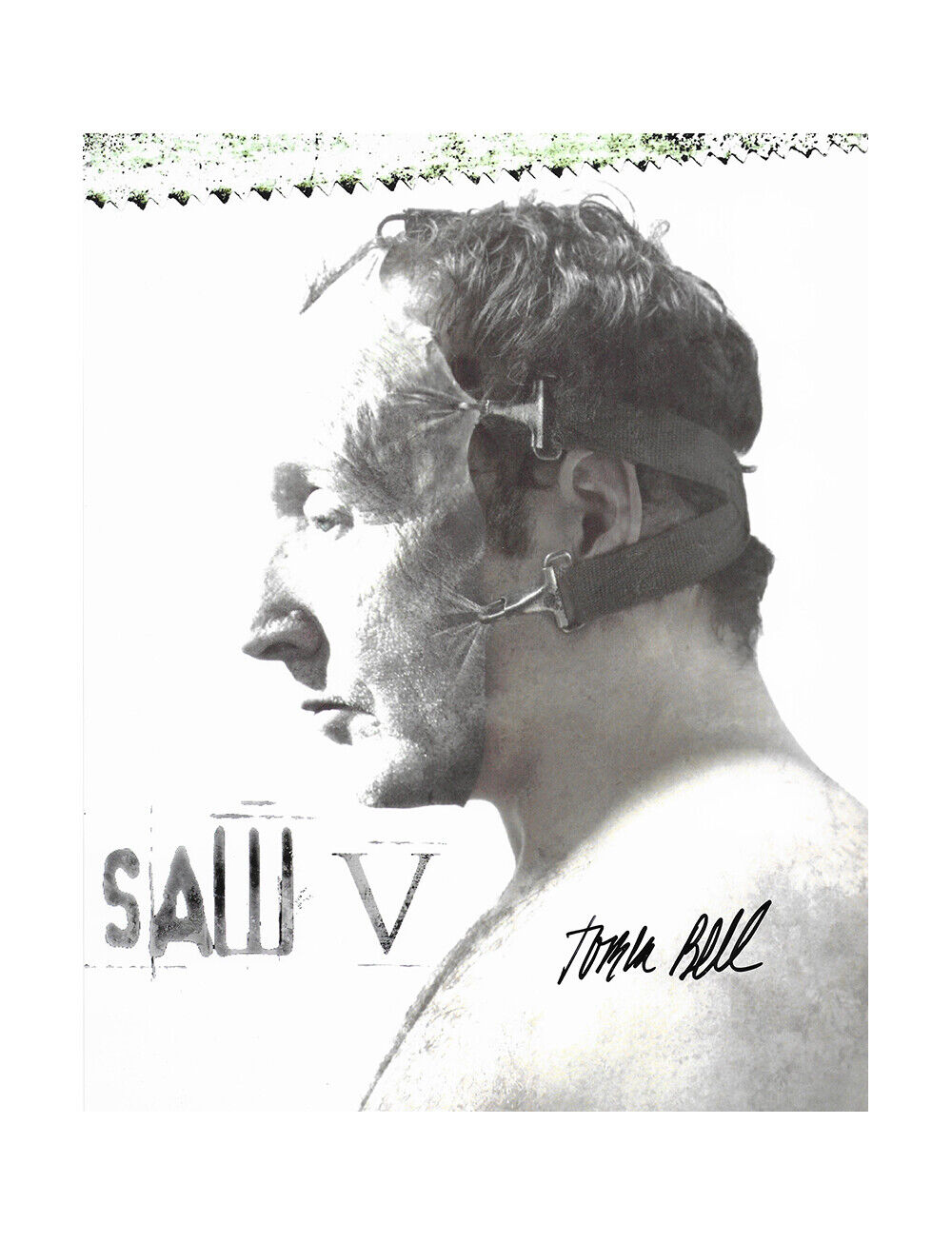 8x10 Saw V Print Signed by Tobin Bell 100% Authentic + COA