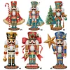 DIY Special Shape Diamond Painting Nutcracker Soldiers Desk Ornament Decor Kits