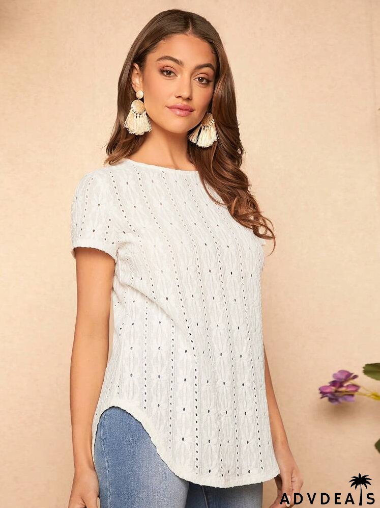 Button Back Schiffy Tee