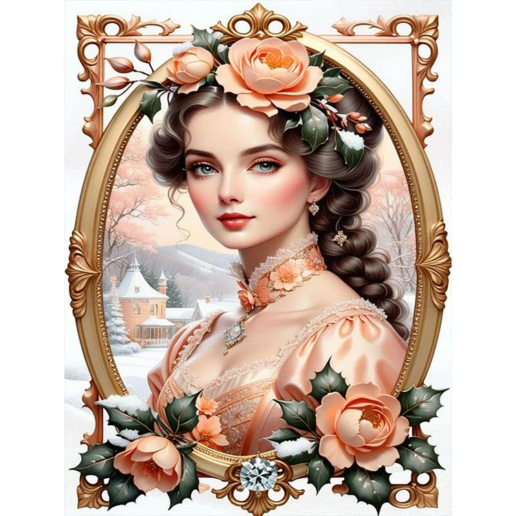 Full Round Drill Diamond Painting -Noble Lady - 30*40cm