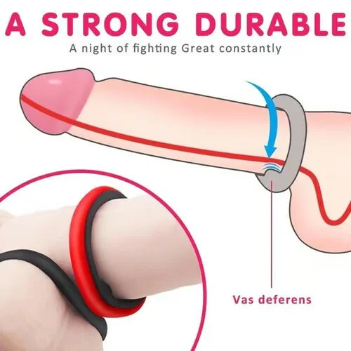 Harles 1.5 Inch Premium Stretchy Longer Harder Stronger Erection Cock Ring Kit