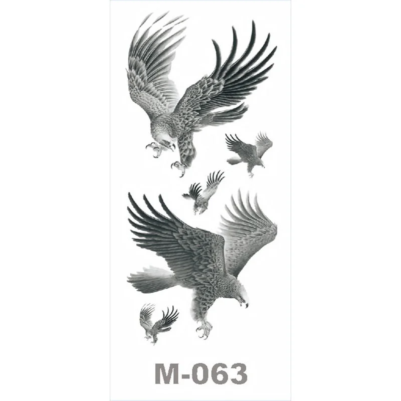 SDRAWING Temporary Tattoo Stickers Butterfly Flower Eagle Scorpion Men And Women Small Size Art Tattoo Neck Hip Arm Chest