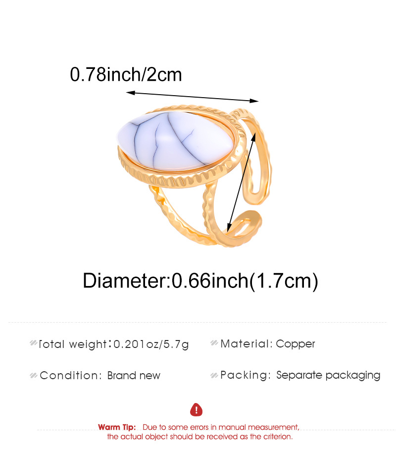 Tiger's Eye Open End Ring