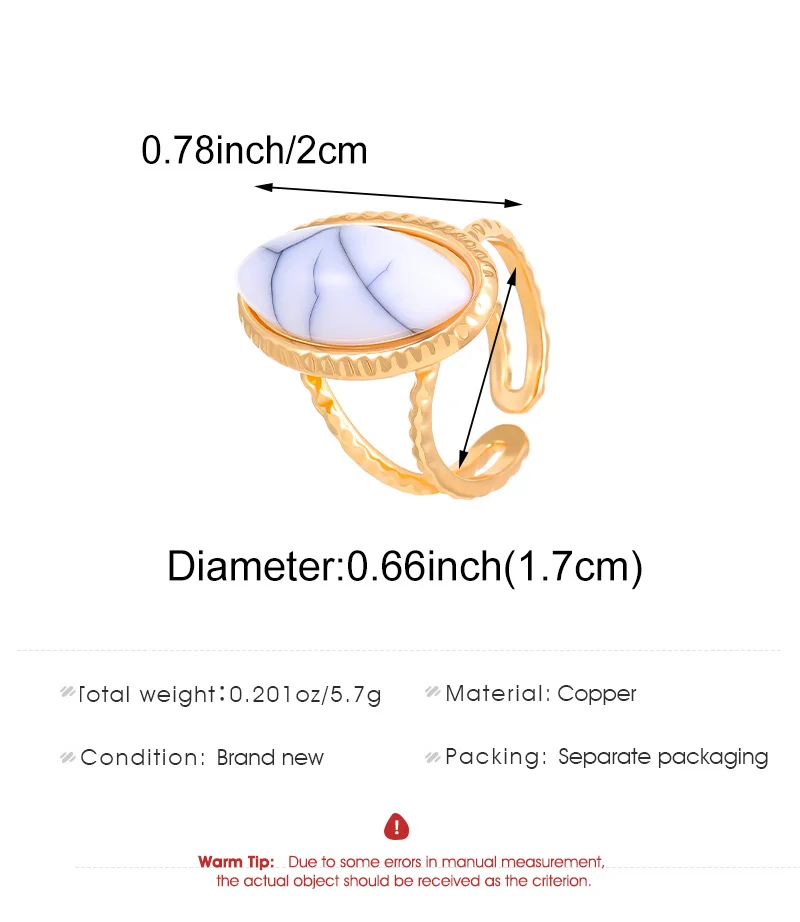 Tiger's Eye Open End Ring