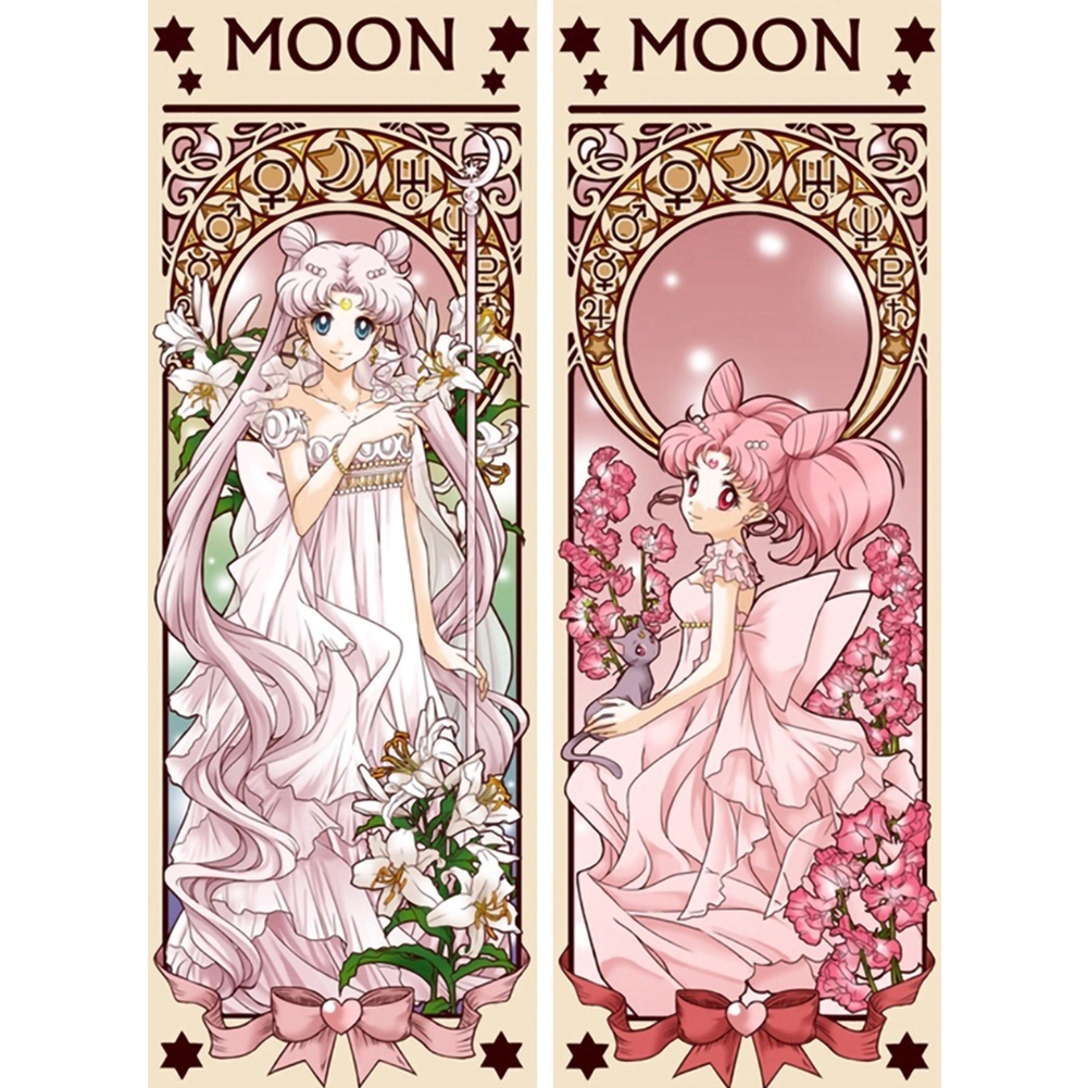 Sailor Moon (50*68CM) 11CT Counted Cross Stitch gbfke