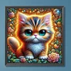 Diamond Painting-DIY Full Round Drill Cat
