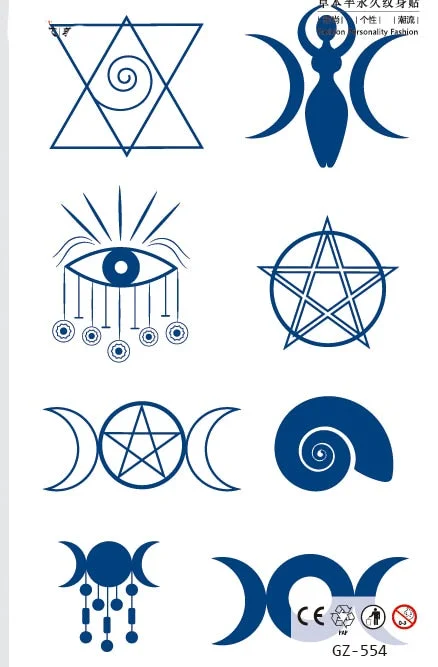 Temporary Tattoo Sticker Skull Wing Flower Cross Juice Ink Lasting Girl Women Chest Neck Hand Finger Fake Small Tatoo Hot Sale