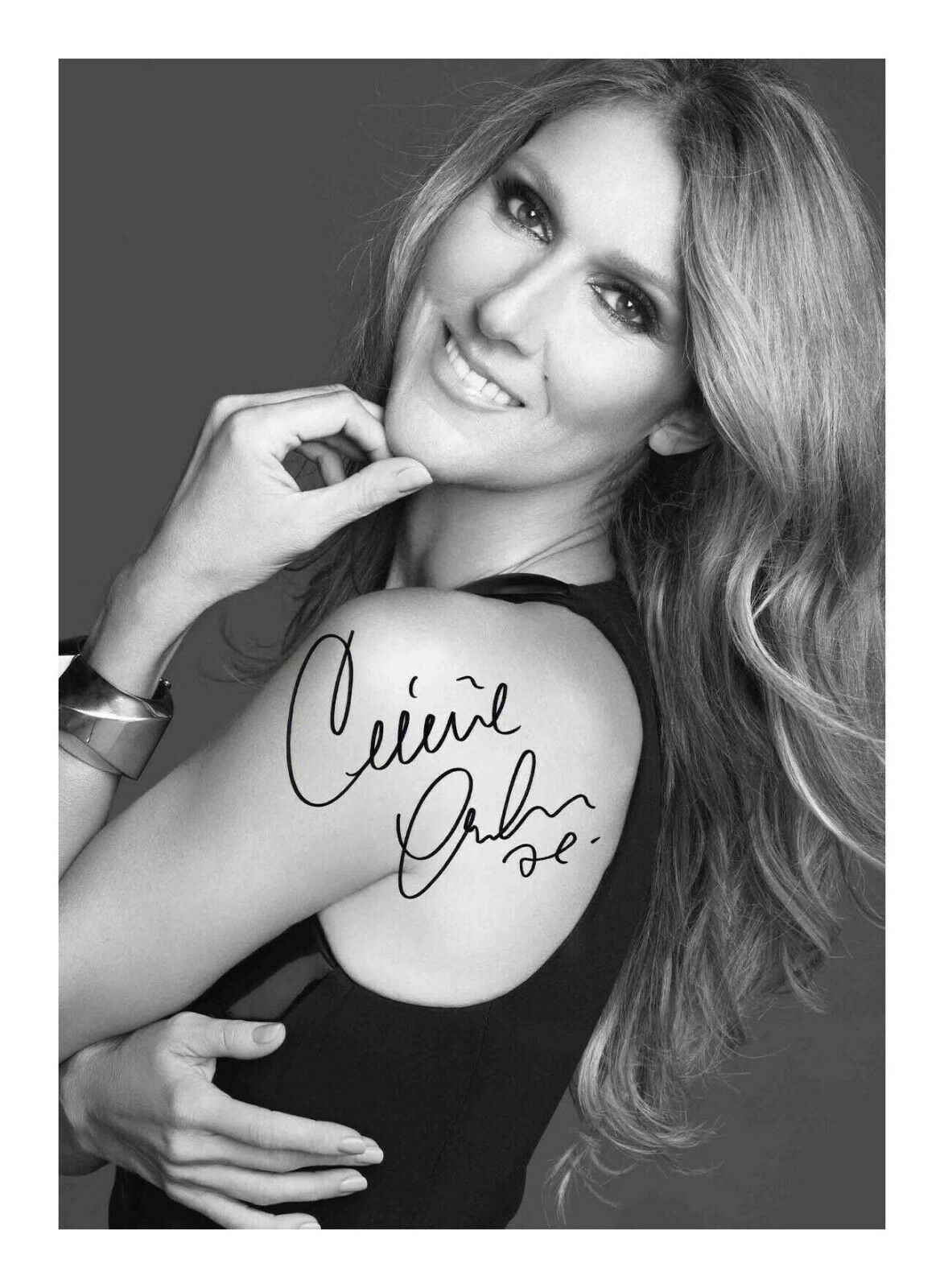 CELINE DION AUTOGRAPH SIGNED PP Photo Poster painting POSTER