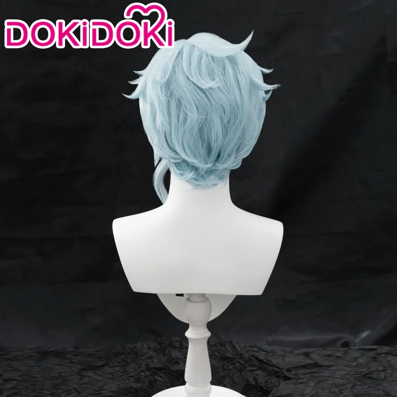 DokiDoki Game Genshin Impact Fatui Cosplay Wig Cosplay Il Dottore Genshin Impact Fatui Cosplay Wig Cosplay Il Dottore Wig