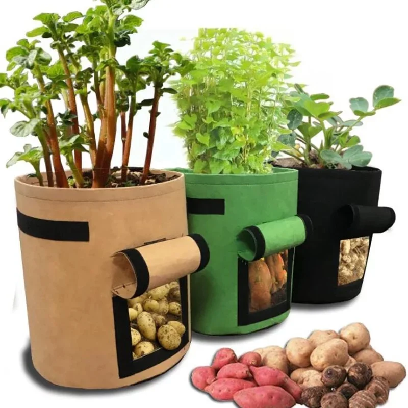 3 Size Felt Plant Grow Bags