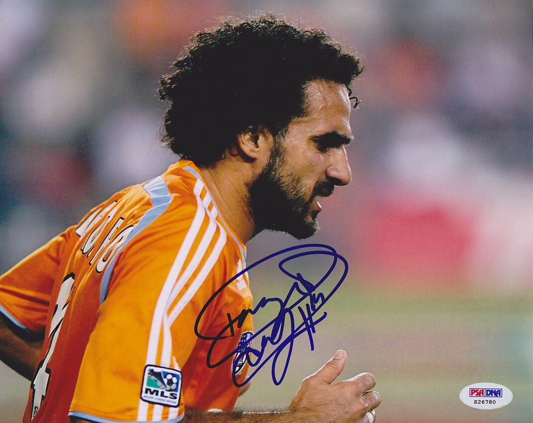 Dwayne De Rosario SIGNED 8x10 Photo Poster painting D.C. United *VERY RARE* PSA/DNA AUTOGRAPHED