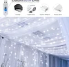 🎄🔥&Phi;&omega;&tau;ά&kappa;&iota;&alpha; LED &Kappa;&omicron;&upsilon;&rho;&tau;ί&nu;&alpha;&sigmaf; &Nu;&epsilon;&rho;ά&iota;&delta;&alpha;, 300 LED 9,8ft x 9,8ft &mu;&epsilon; 8 &lambda;&epsilon;&iota;&tau;&omicron;&upsilon;&rho;&gamma;ί&epsilon;&sigmaf; &phi;&omega;&tau;&iota;&sigma;&mu;&omicron;ύ