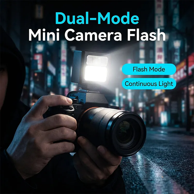 ✨📸 Flash ricaricabile tascabile per fotocamera &ndash; Sempre pronto! 🔋⚡