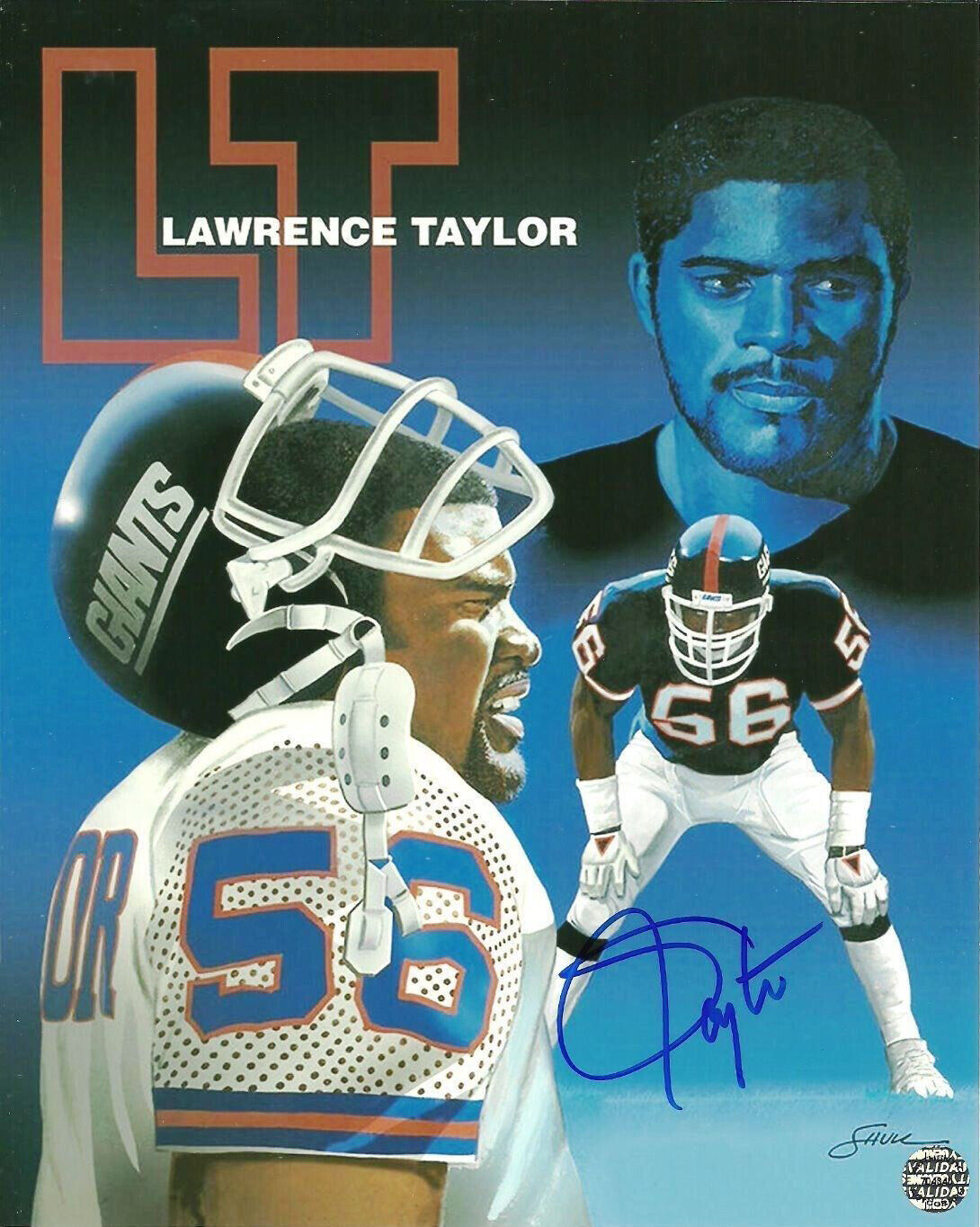 Lawrence Taylor Signed New York Giants Signed 8x10 Autographed Photo Poster painting Reprint