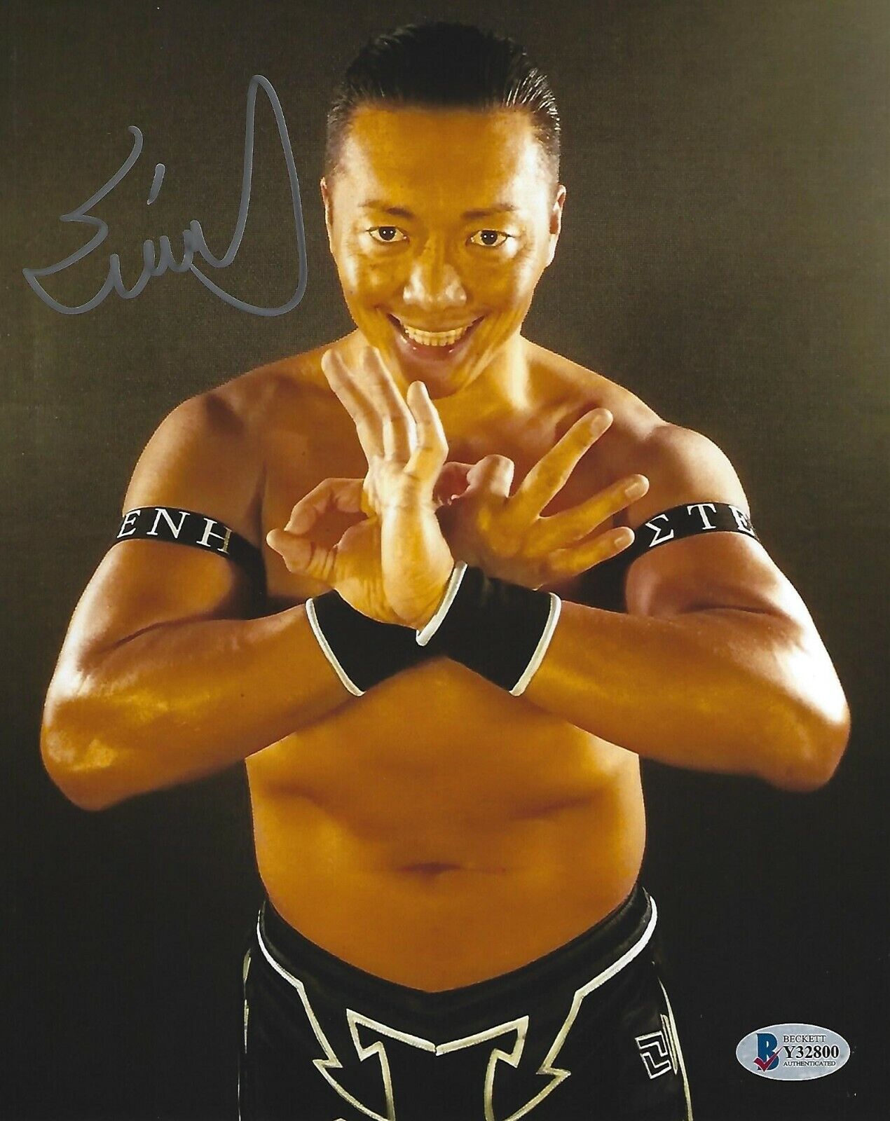 Cima Signed 8x10 Photo Poster painting BAS COA AEW Dragon Gate WCW Wrestling Picture Autograph 4