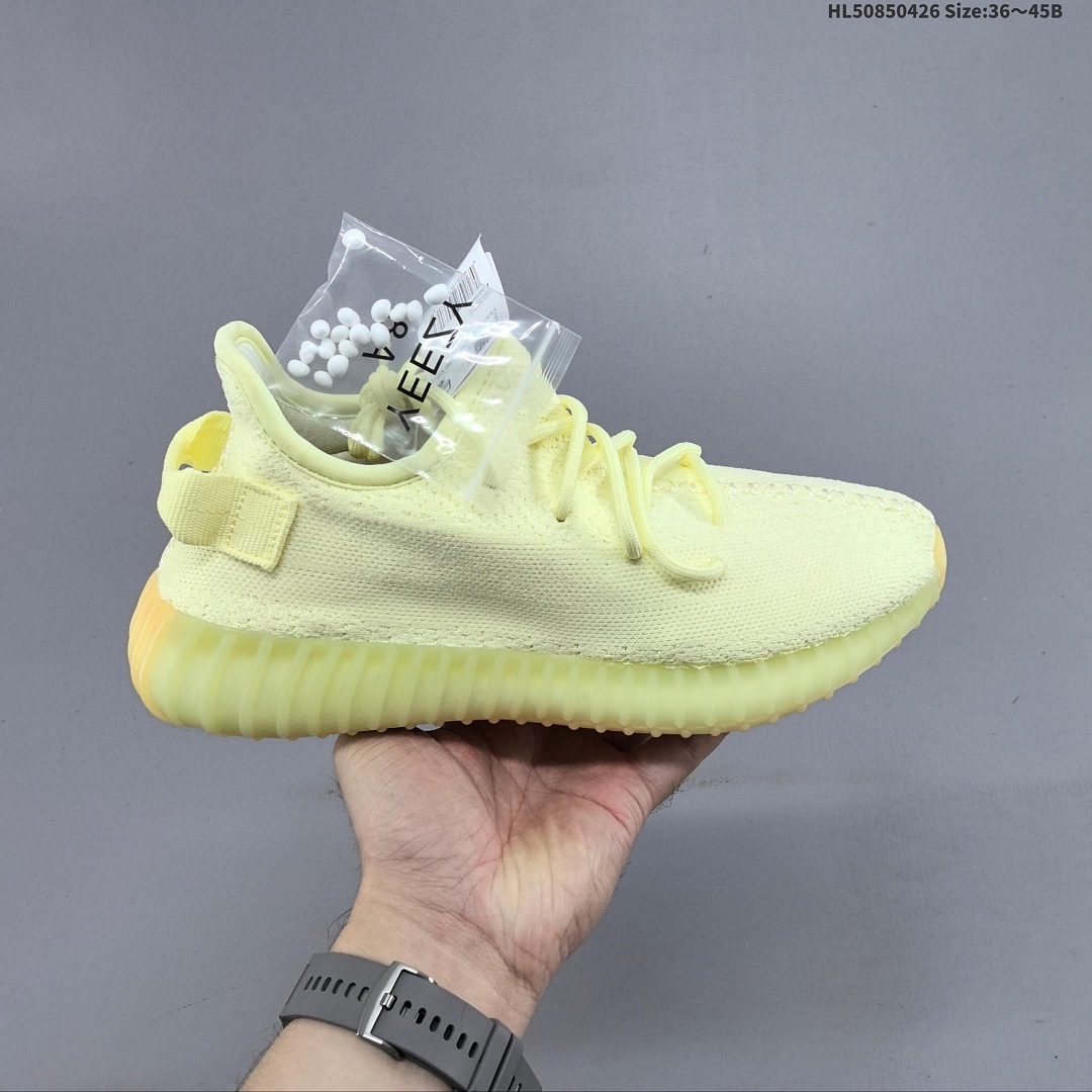 Imported flat-knit machine-made running shoes