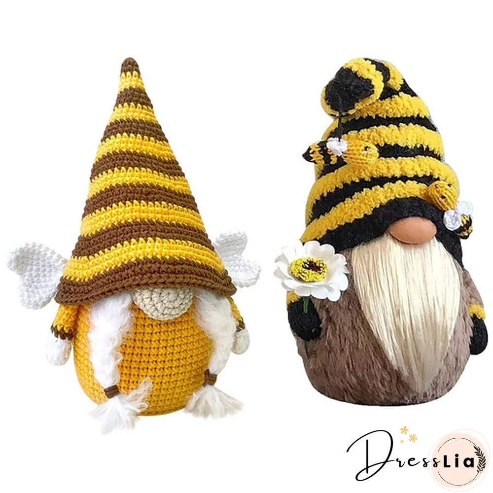 Elf Decorations, Faceless Santa Doll, Bee Desktop Decorations For Carnival's Day Table Ornament