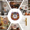 Pumpkin Wreath DIY Acrylic 5D Crystal Diamond Gem Art Hanging Ornament