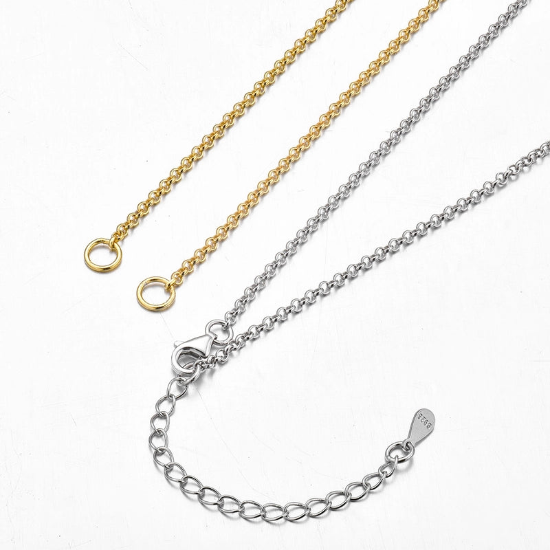 1 Piece 925 Sterling Silver Solid Color Jewelry Buckle Jewelry Accessories