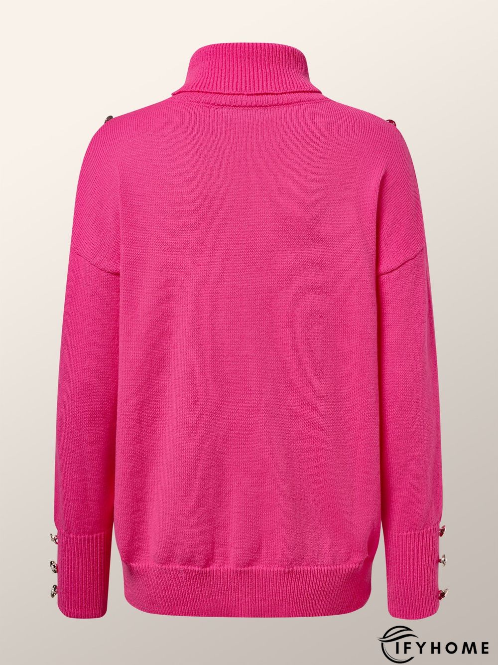 Loose High Elasticity Urban Turtleneck Long sleeve Sweater | IFYHOME