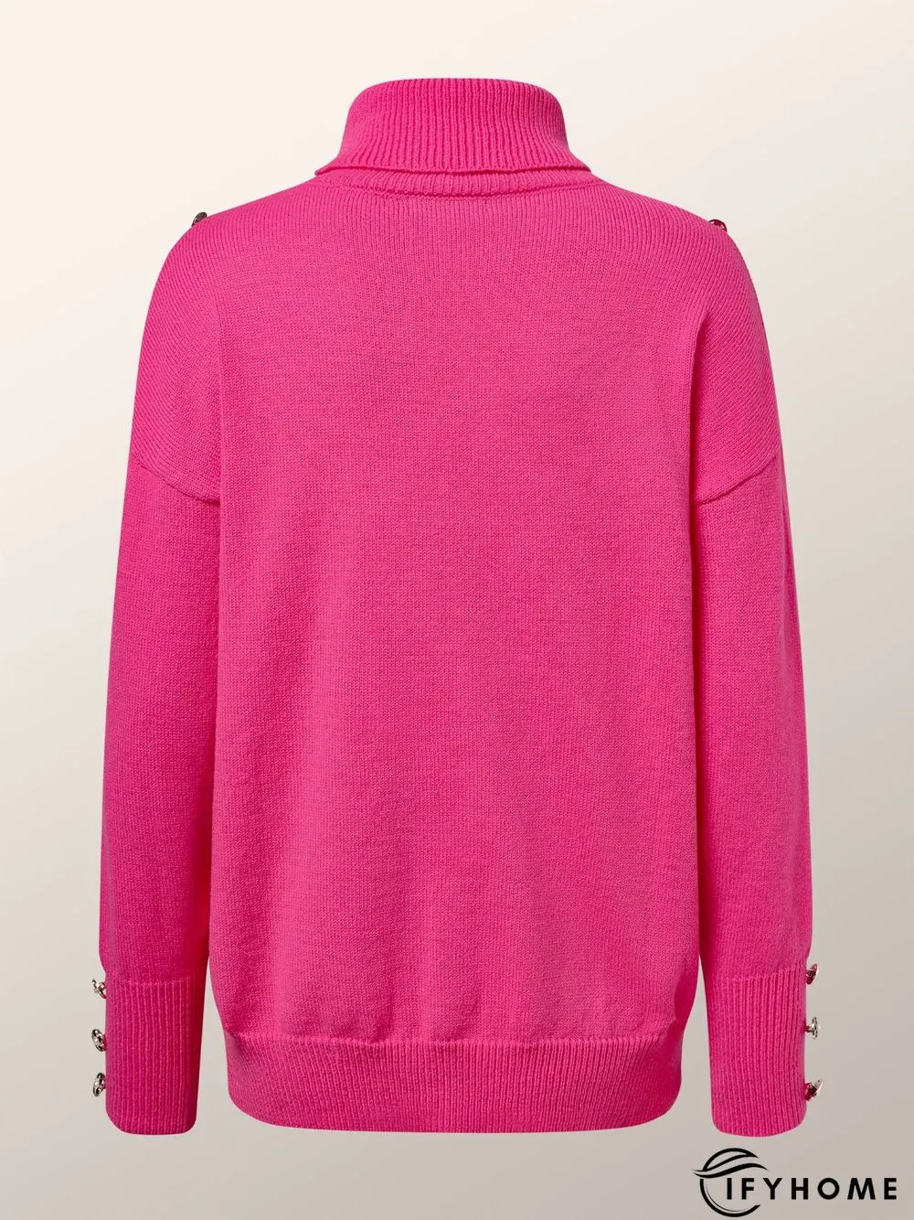 Loose High Elasticity Urban Turtleneck Long sleeve Sweater | IFYHOME