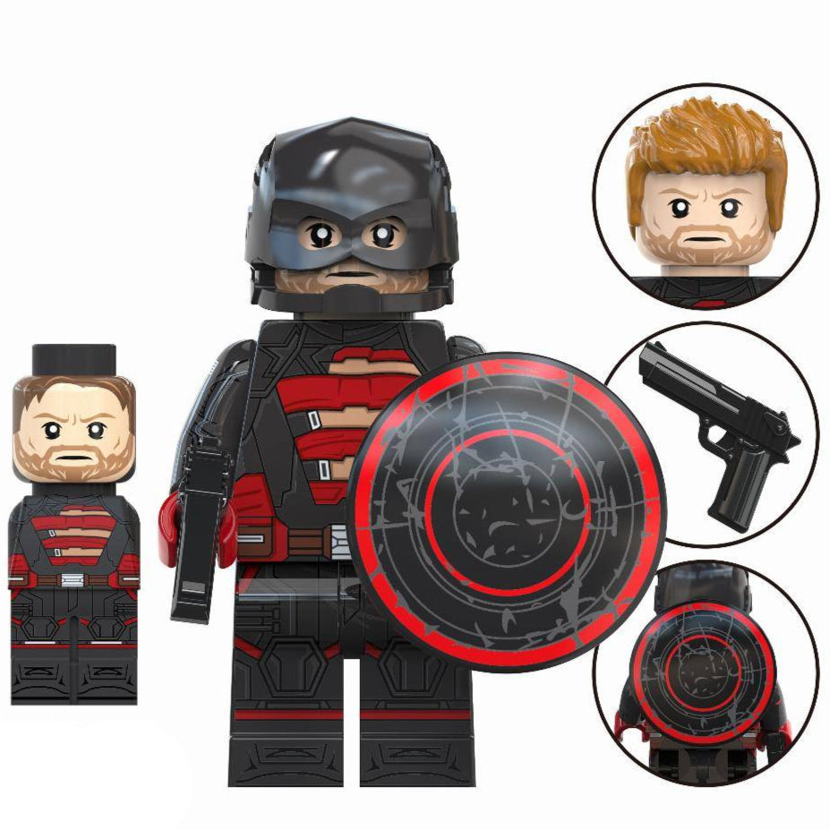 U.S. Agent (Thunderbolts*) Custom Marvel Superhero Minifigure Minifigure Bricks monstertoys