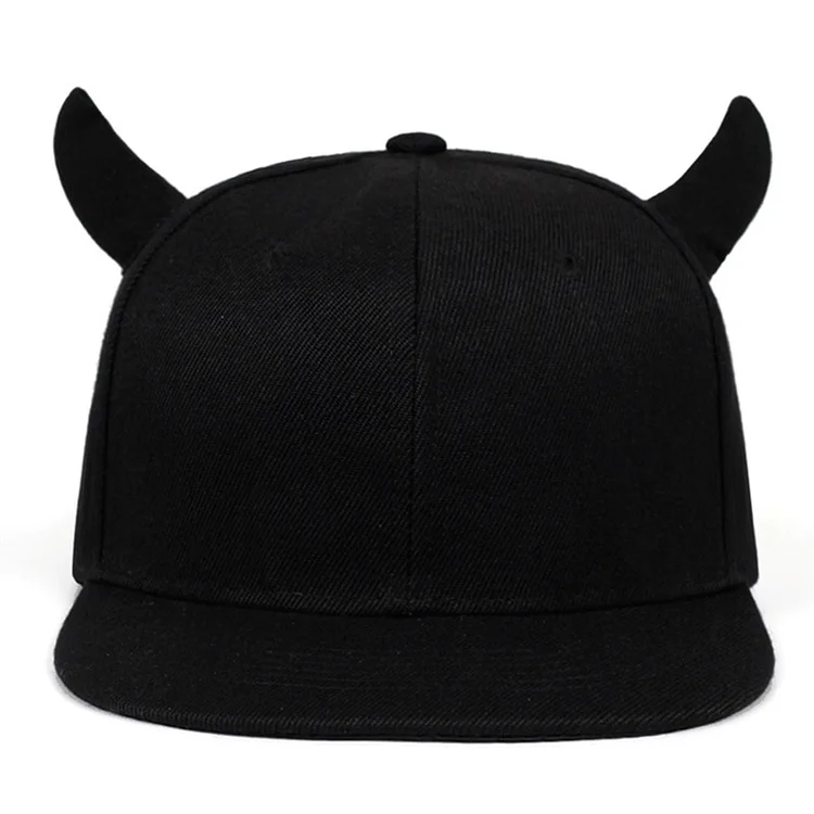 unisex Horns snapback baseball cap hat adjustable cotton hip hop snapback hatscaps outdoo cap hats