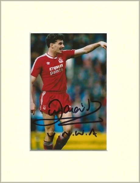 JOHN ALDRIDGE LIVERPOOL FC REP IRELAND PP MOUNTED SIGNED AUTOGRAPH Photo Poster painting PRINT