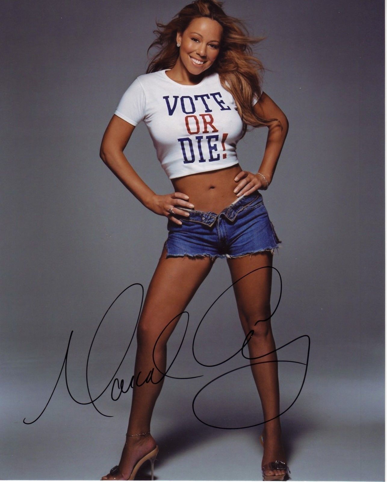 MARIAH CAREY AUTOGRAPH SIGNED PP Photo Poster painting POSTER