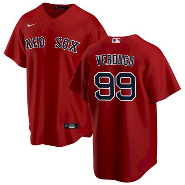 Youth Boston Red Sox Alex Verdugo Cool Base Replica Jersey Red mysite