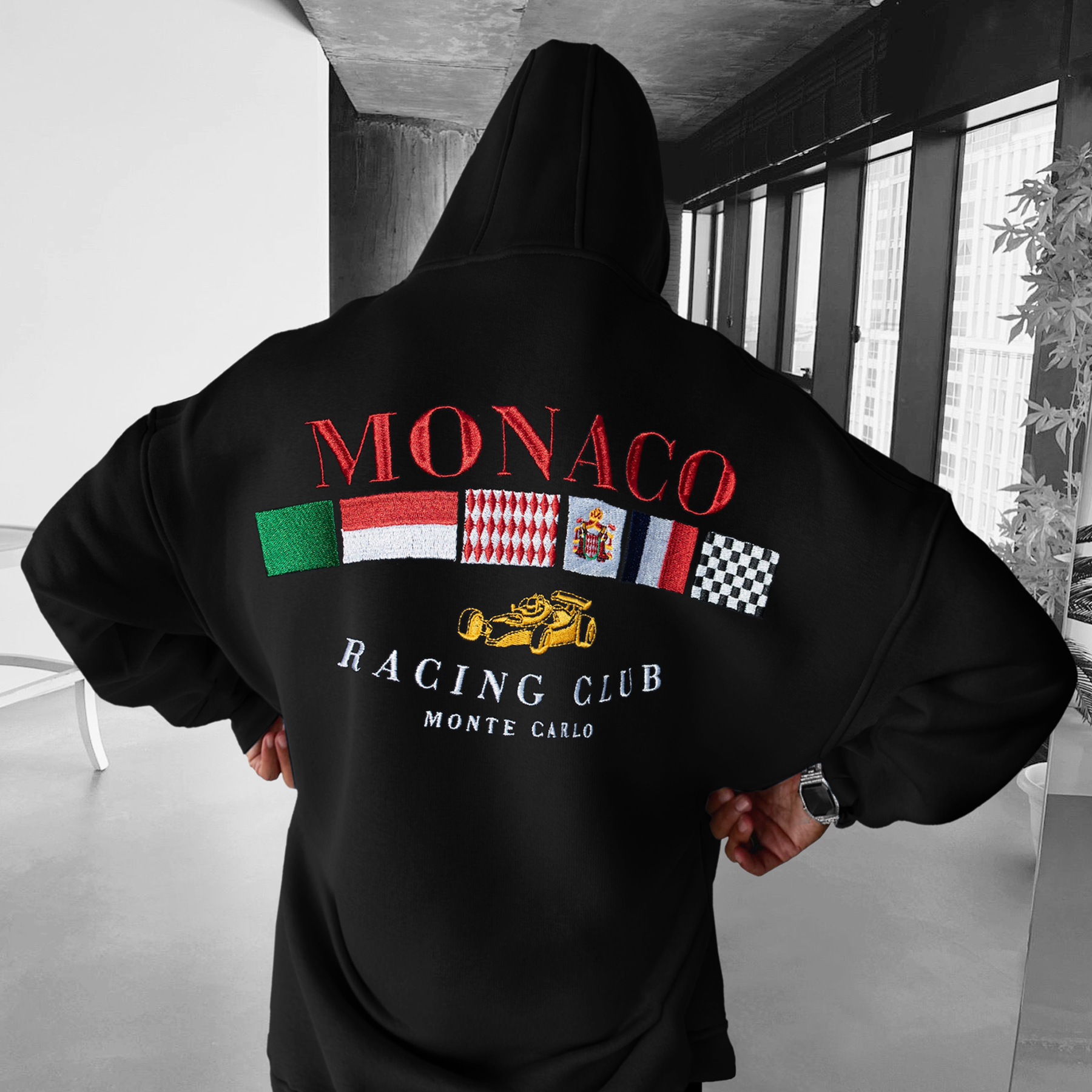 Oversize Monaco Racing Club Hoodie Lixishop 