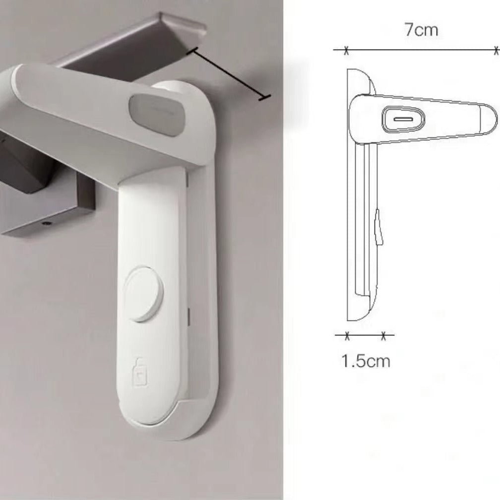 Door Handle Safety Lock Anti-Theft Child Lock Safety Door Protection Lock