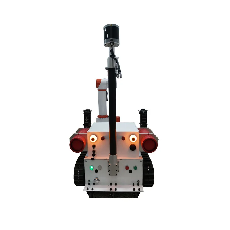Multifunctional efficient RFID AGV car warehouse logistic agv with robot arm