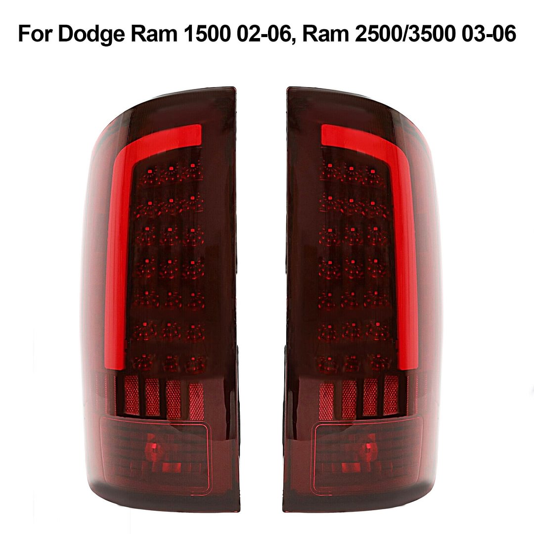 (*U.S. Mainland Only*) Pair LED Tail Lights For Dodge Ram 1500 2002-2006, Ram 2500/3500 2003-2006