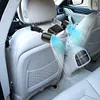 Dual Head Car Cooling Fan with Extension Arm Car Seat Headrest Fan for Back Seat