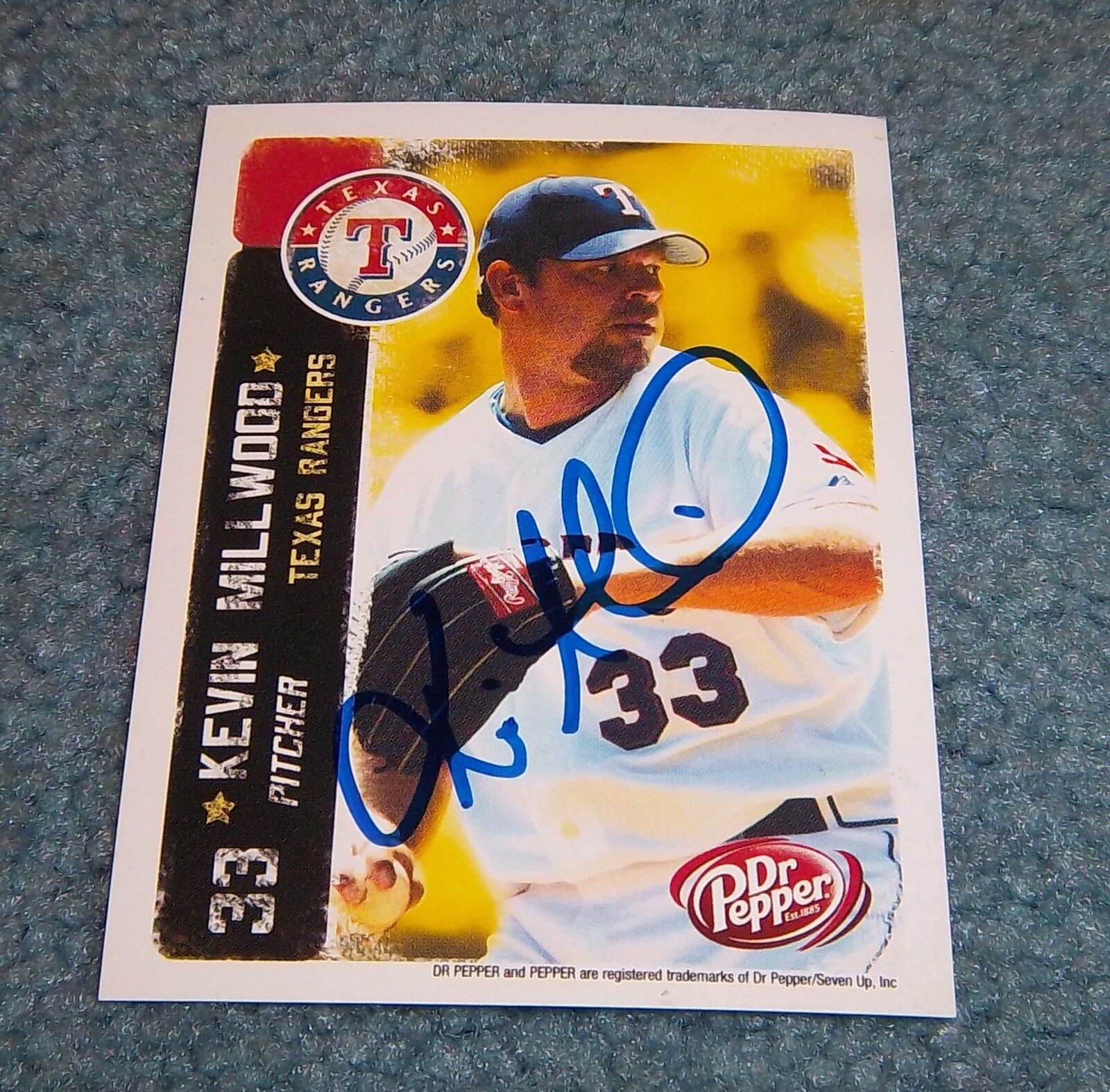 Texas Rangers Kevin Millwood Signed Autographed Photo Poster painting Atlanta Braves