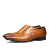 Stylish Mens Leather Oxford Dress Shoes