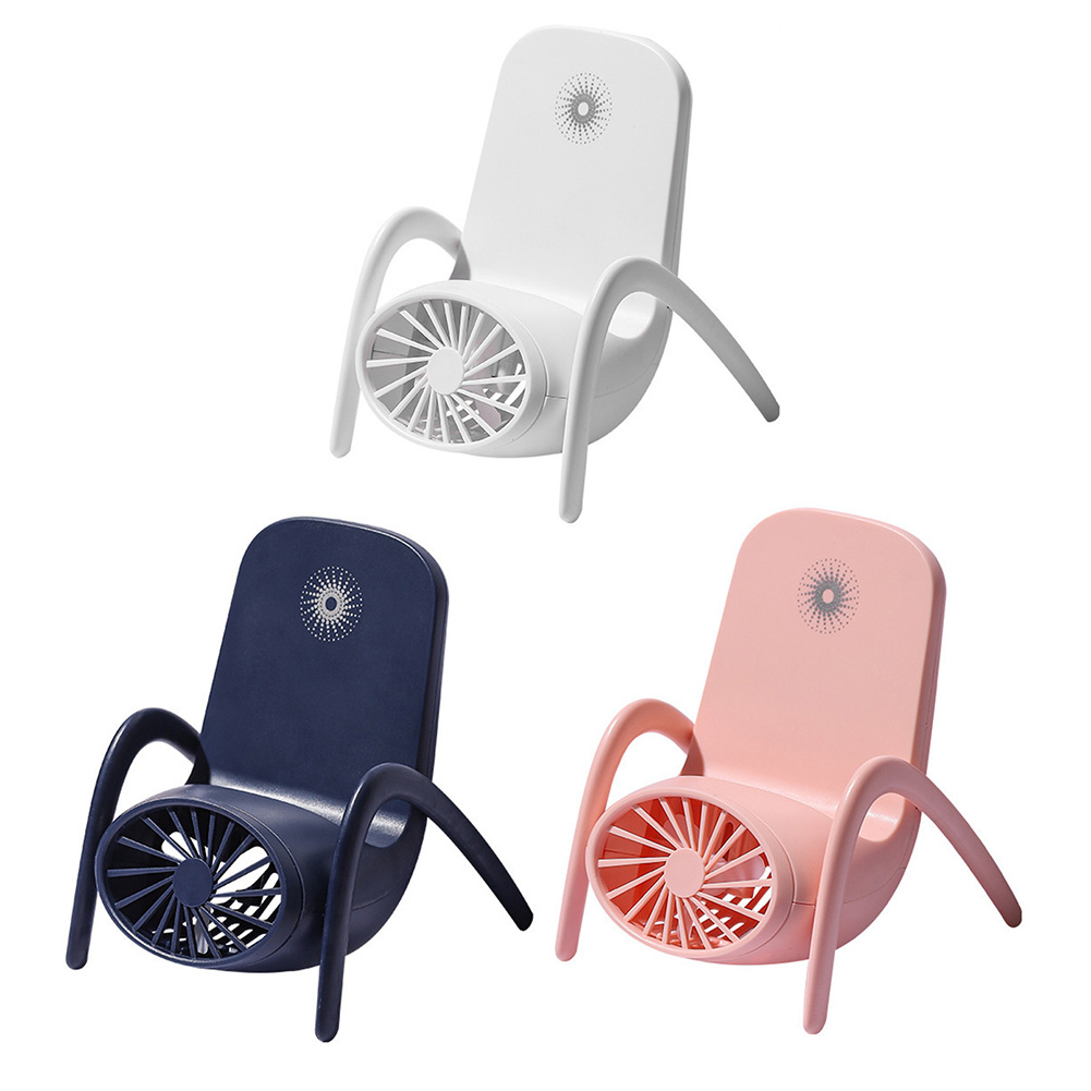 

Mini USB Fan Mobile Phone Bracket Portable Electric Ventilator for Summar, Blue, 501 Original
