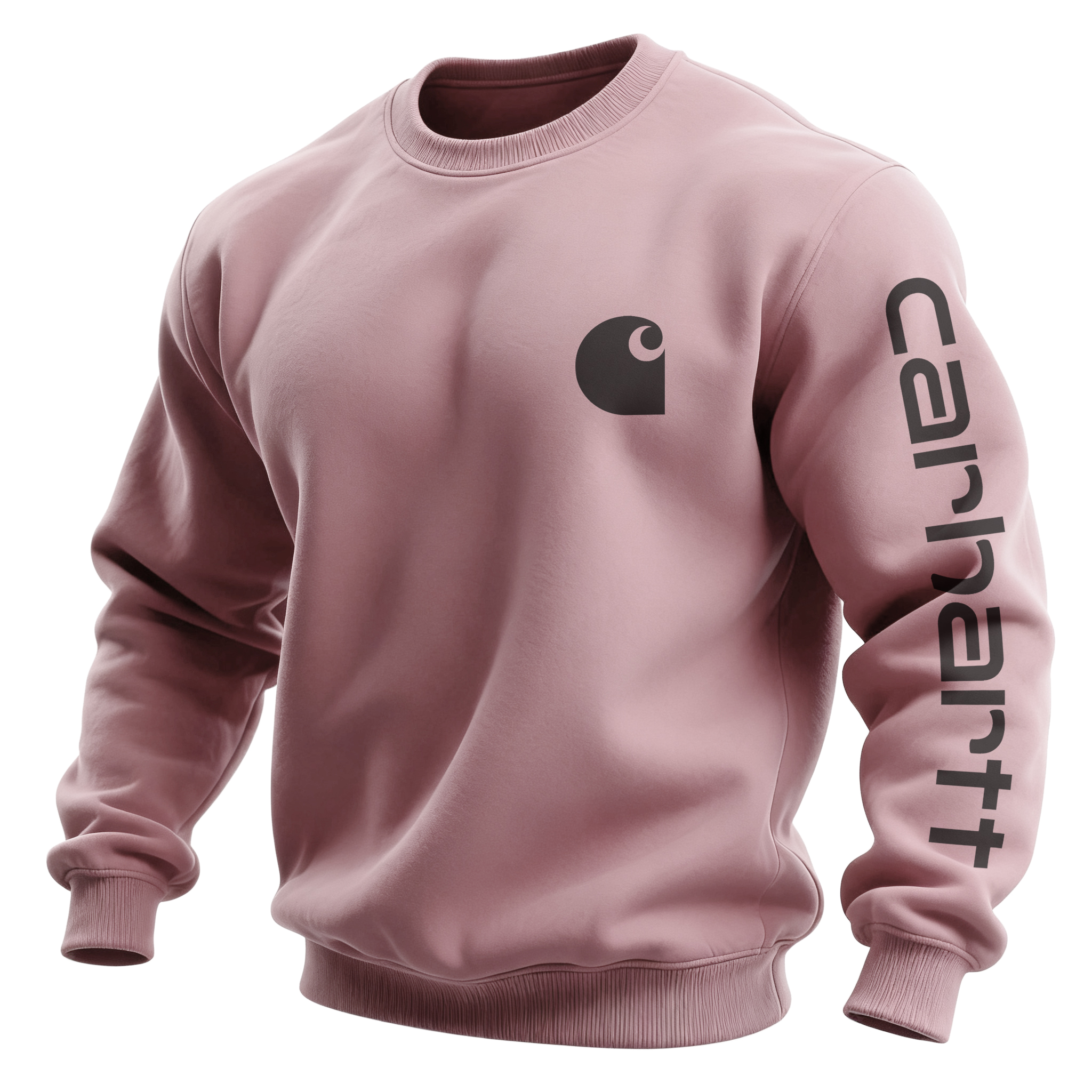 Unisex Loose And Comfortable Plush And Thickened Round Neck Pullover Sweatshirt