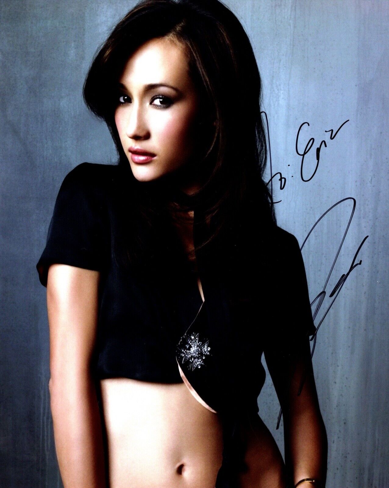 TO ERIC - Maggie Q Signed - Autographed Nikita - Designated Survivor 8x10 Photo Poster painting