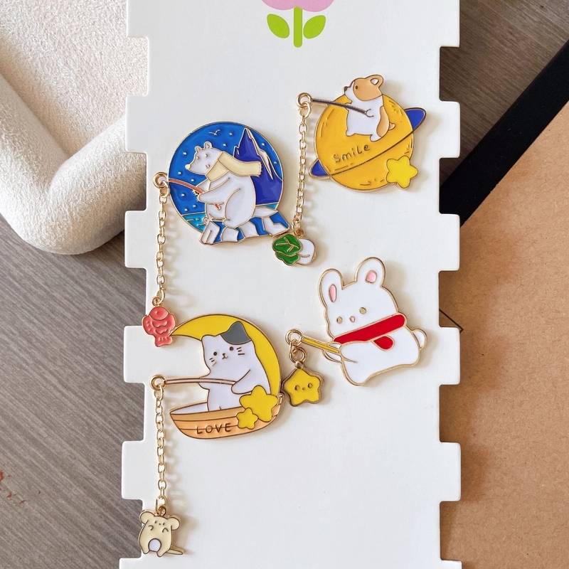 Cartoon Style Cute Pin Animal Zinc Alloy Plating Unisex Brooches