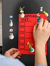 3D Resin Vase Fridge Magnet DIY Mini Floral Vase Fridge Stickers for Home Decor